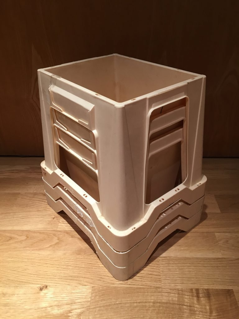 Dutch Flower Bucket Returnable Plastic Crates for Flowers Eagle